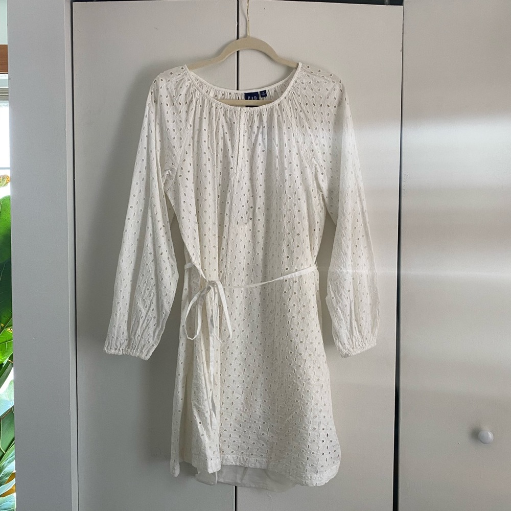 NWT White Eyelet Lace Dress